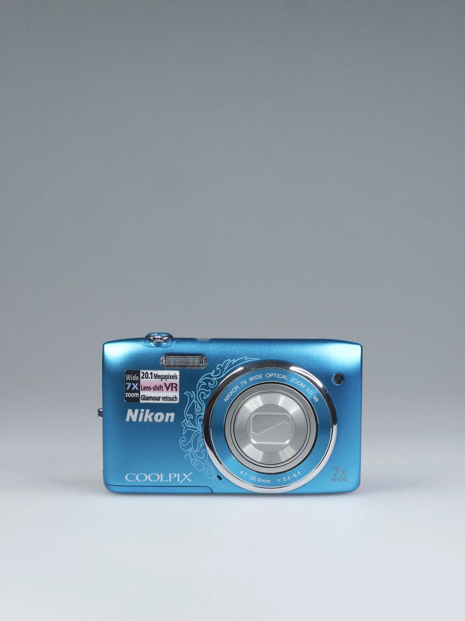 動作品 ニコン Nikon COOLPIX S3500 ブルー ＃A171 Nikon デジタルカメラ COOLPIX S3500