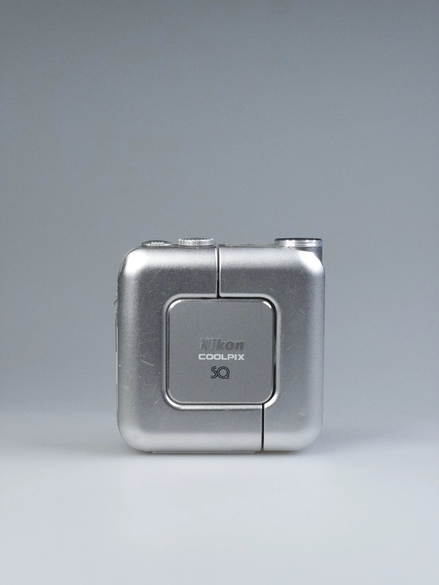 Nikon Coolpix SQ Y2K Digicam | Silver 3MP Swivel Lens