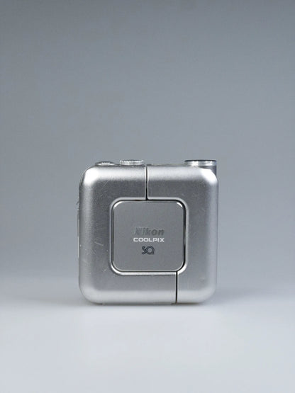 Nikon Coolpix SQ Y2K Digicam | Silver 3MP Swivel Lens